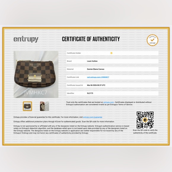 LV Limited Edition Mini Pochette Accessories in Damier Ebene “Trunks and Locks” - Picture 11 of 11